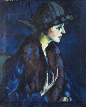 konrad magi Portrait of a woman Spain oil painting art